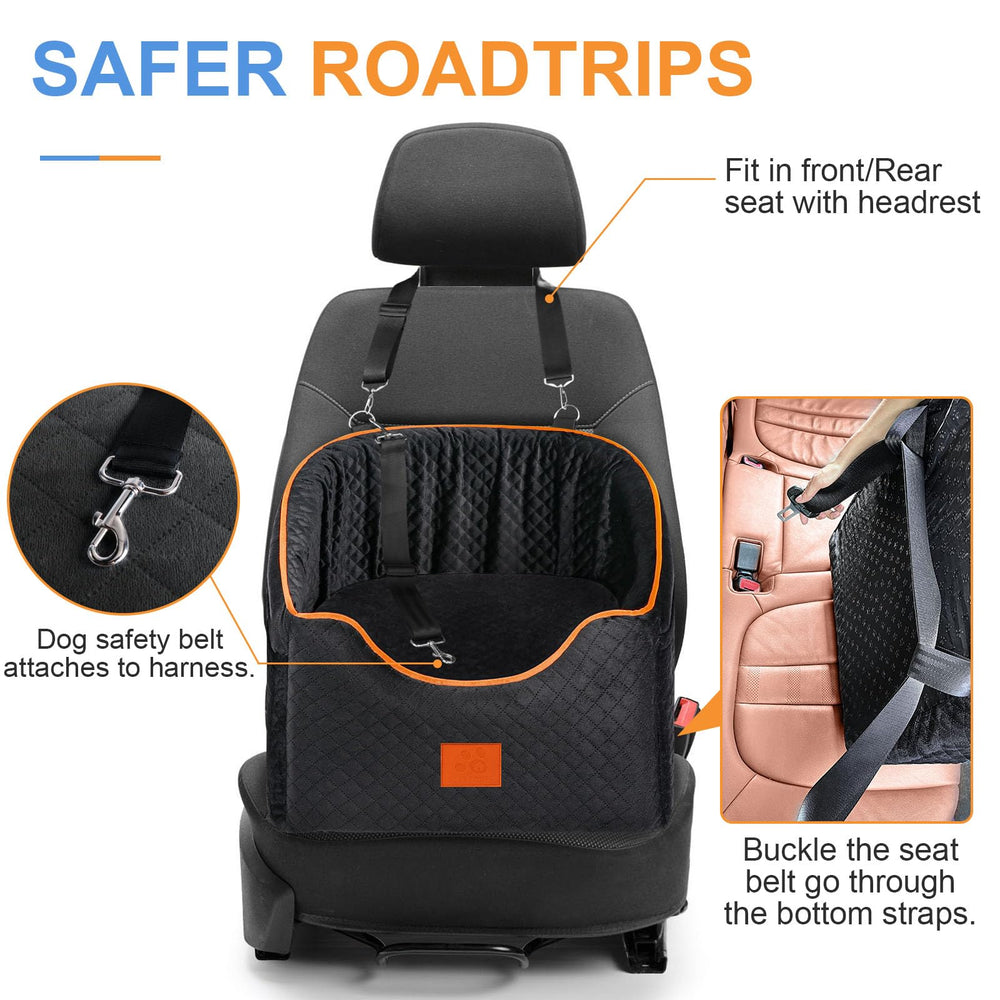XIEEAOZEE breathable fabric and plush rim add soft, cozy support.