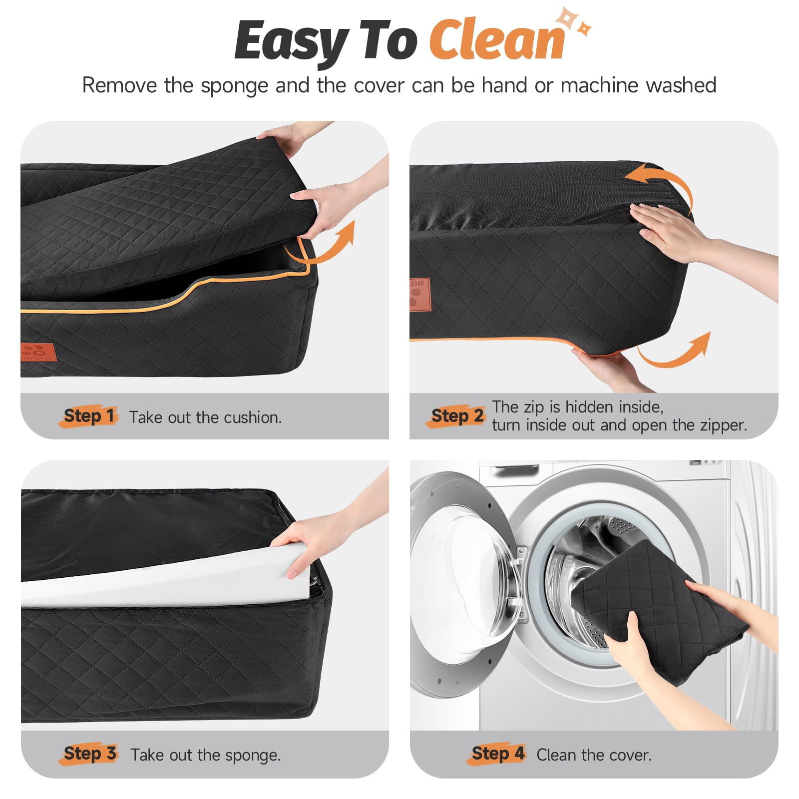 XIEEAOZEE foam pad adds height and improves dog visibility