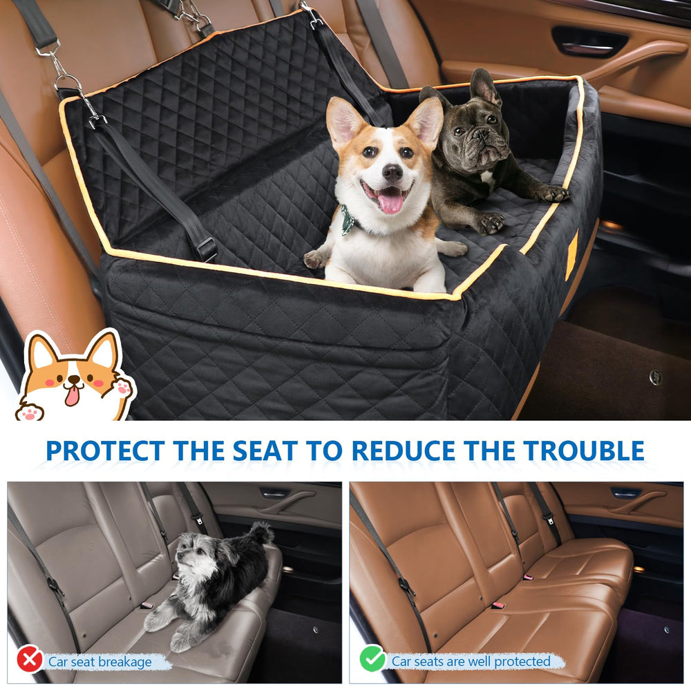 XIEEAOZEE storage pockets keep leashes and treats organized