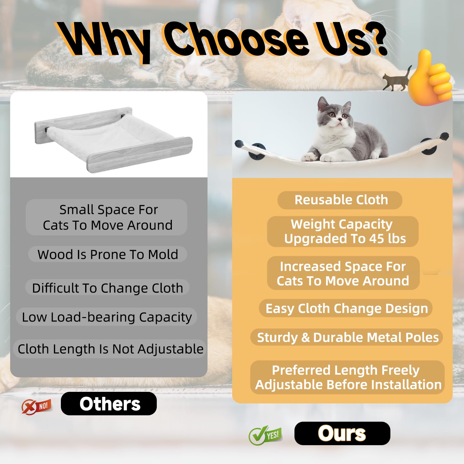XIFOWE Cat Hammock Fabric closeup shows breathable skin friendly material