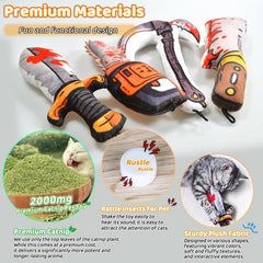 XIFOWE Catnip Toys 7-87in-length supports comfortable chewing and pawing.