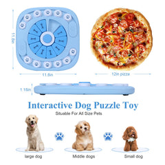 XIGOU dog puzzle maze with slider demonstrates slow feeding and brainwork.