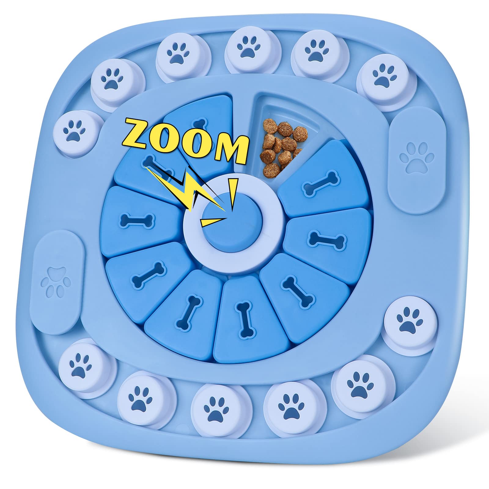 XIGOU dog puzzle toy packaging box, gift-ready enrichment for pets.