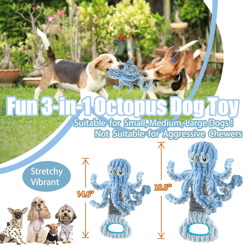 XIHULGJIN interactive tug-of-war octopus toy promotes bonding during games.