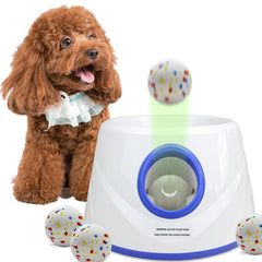 XIMUSON automatic ball launcher setup demonstrates hands-free fetch play