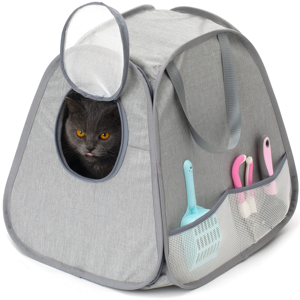 XingYunEr cat litter box shell assembly shows durable frame and zipper access