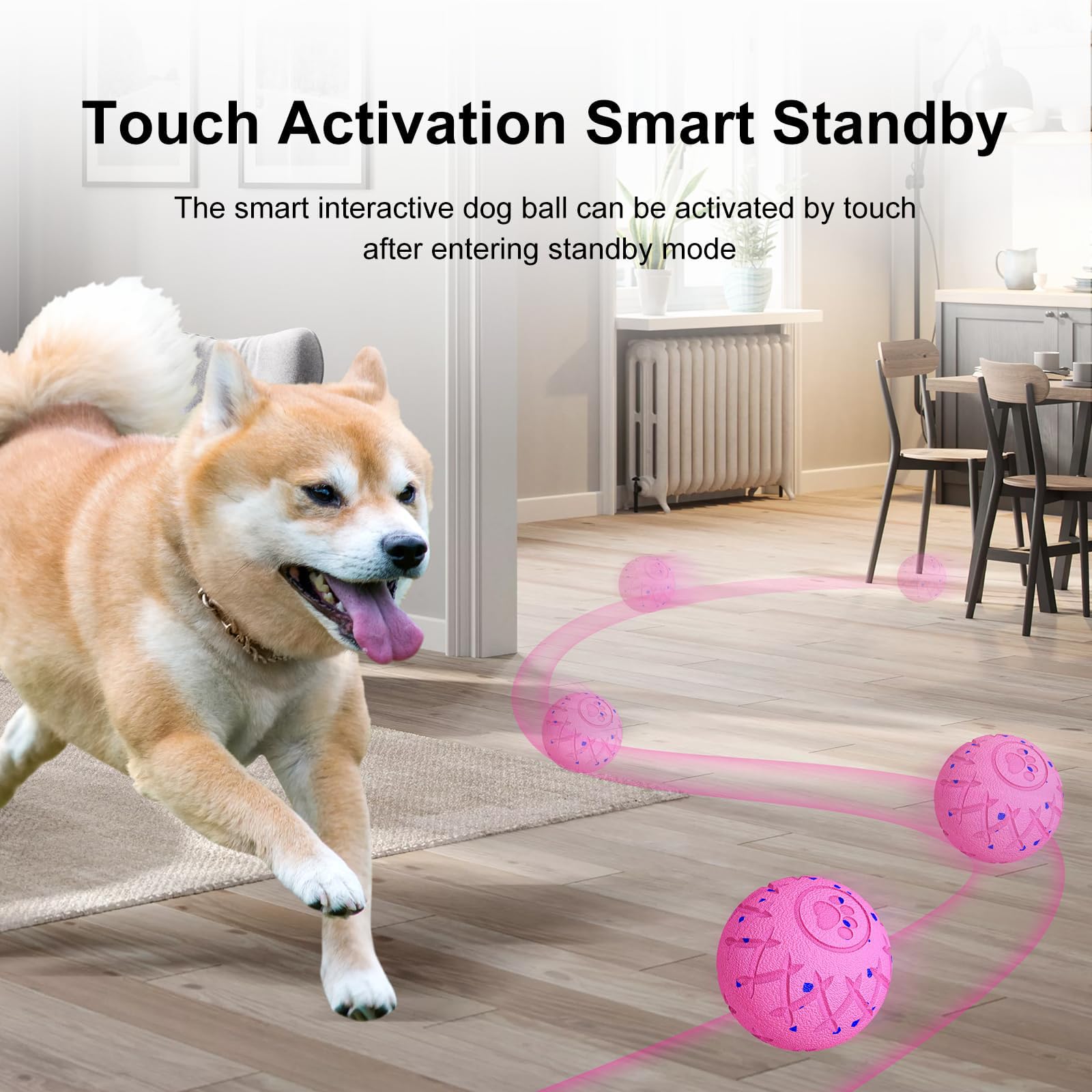 XINGZUAN ball 3.14 inches diameter fits medium to large dogs for engaging workouts.