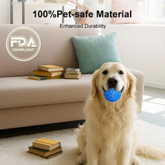 XINGZUAN Interactive Dog Ball rolling-modes blue shows versatile play options.