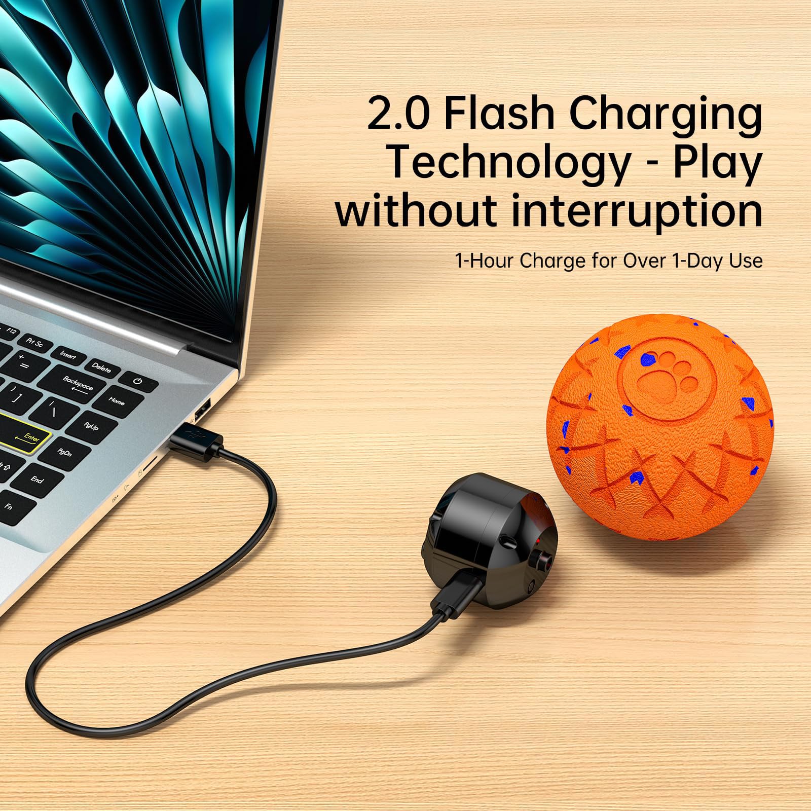 XINGZUAN smart active rolling ball enables hands-off chase for busy dogs.