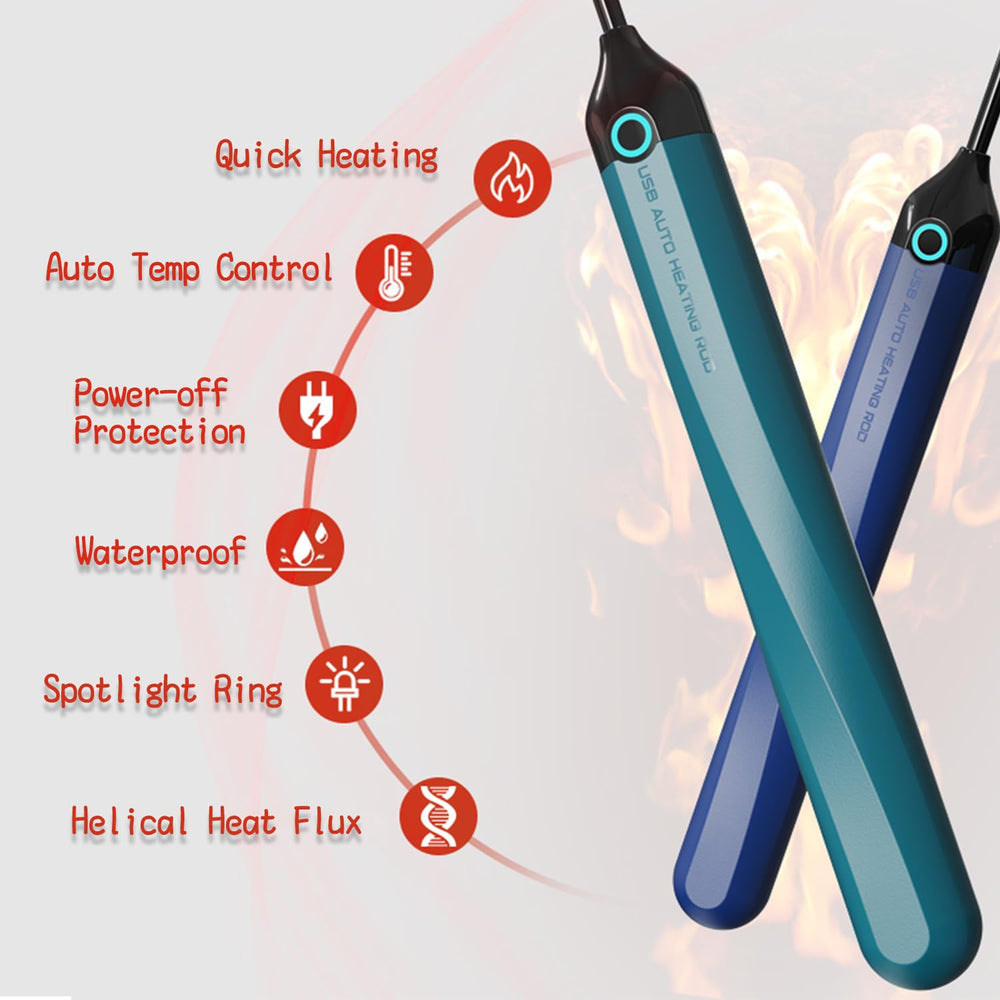 xinXbabe heating stick auto temperature control maintains safe warm temperature