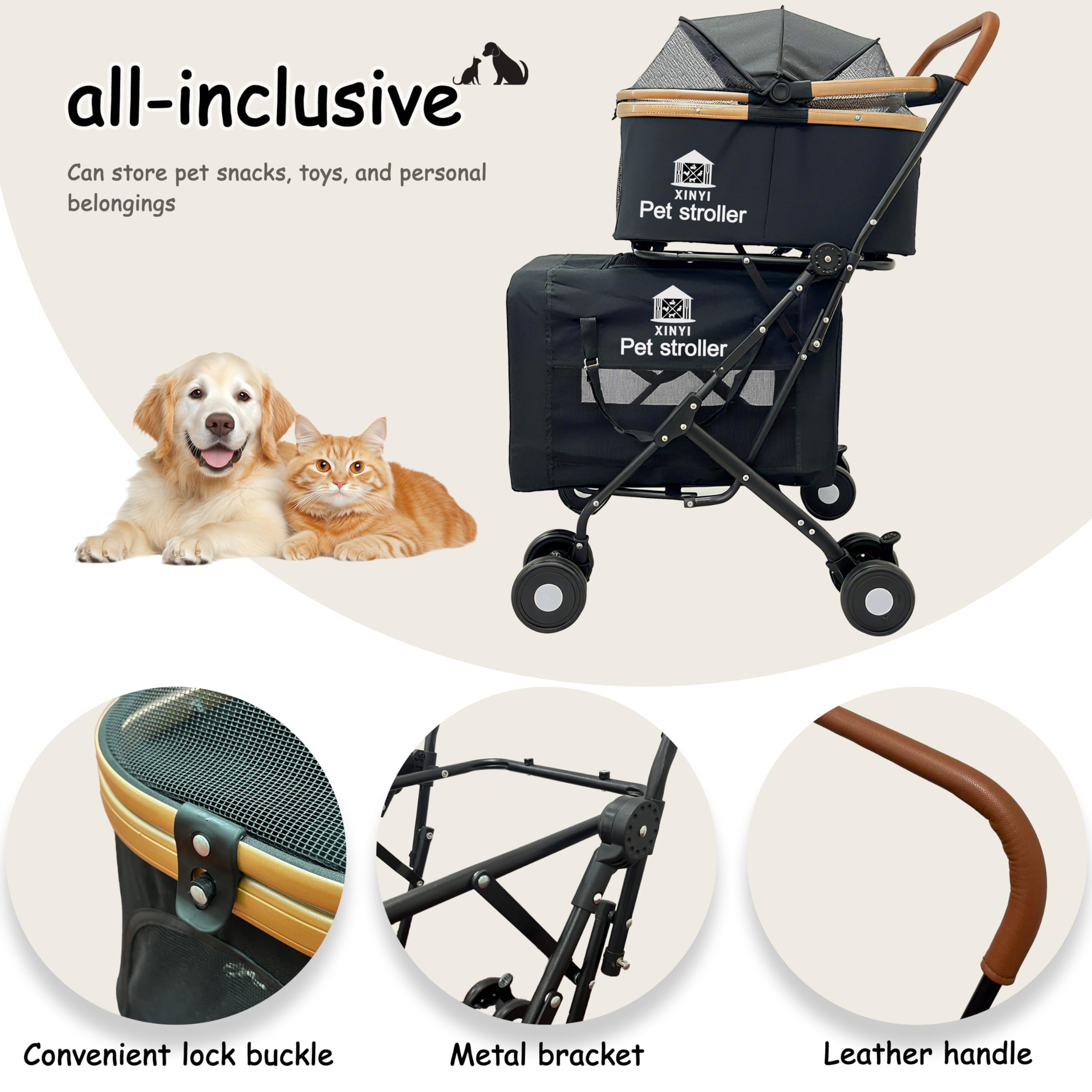 XINYI XL folded design demonstrating compact storage