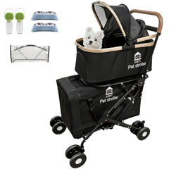 XINYI XL double-pet-stroller frame with sturdy build for stable walks
