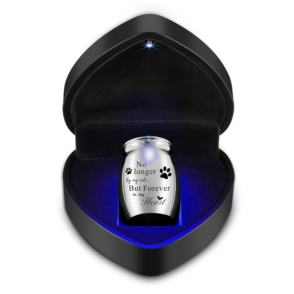 XIUDA mini pet memorial urn paw-print detail for lasting tribute