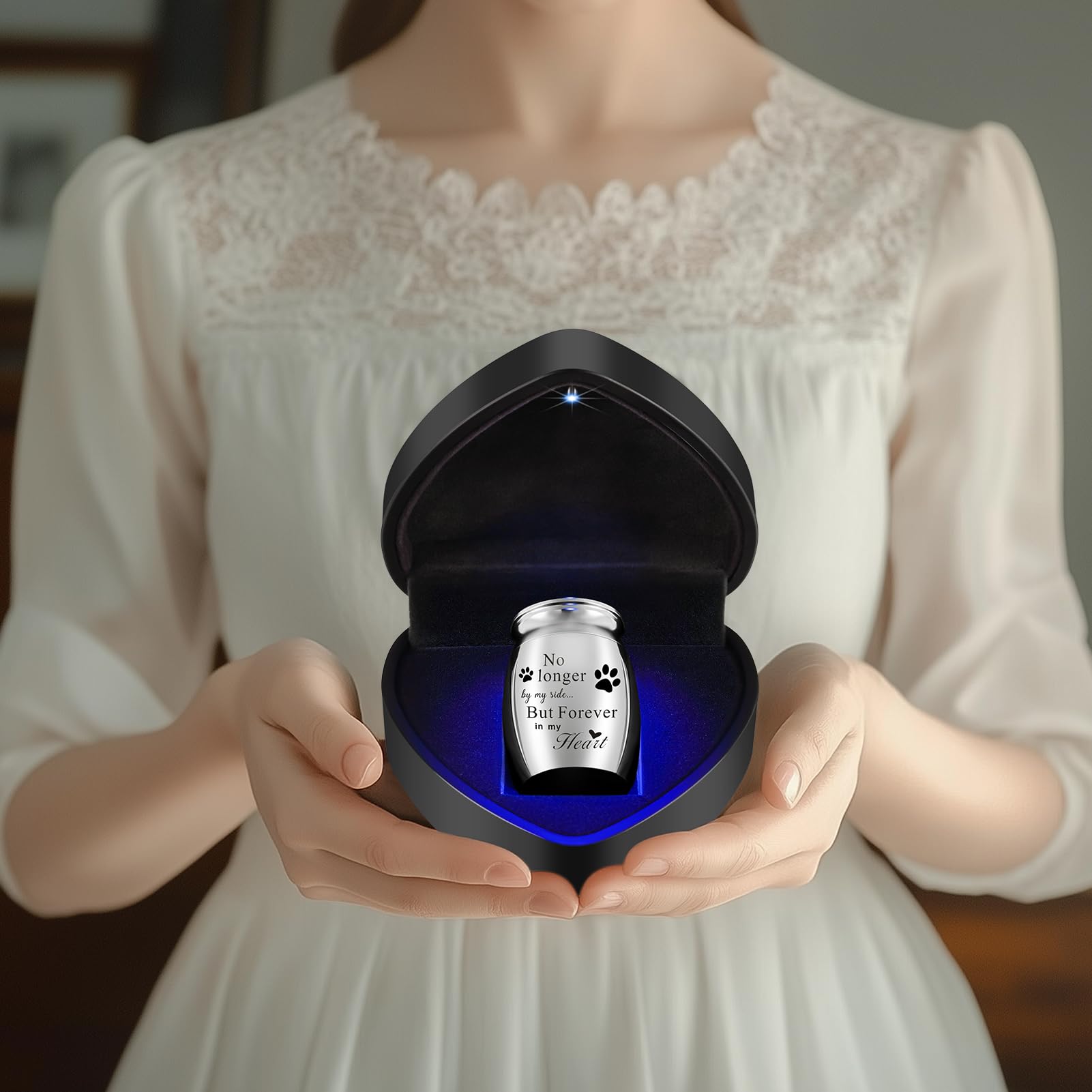 XIUDA memorial urn velvet bag included for a thoughtful gift-ready presentation