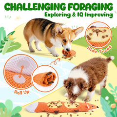 XIUGOAL bottle-crunch pocket toy adds exciting crunch during exploration for chewers.