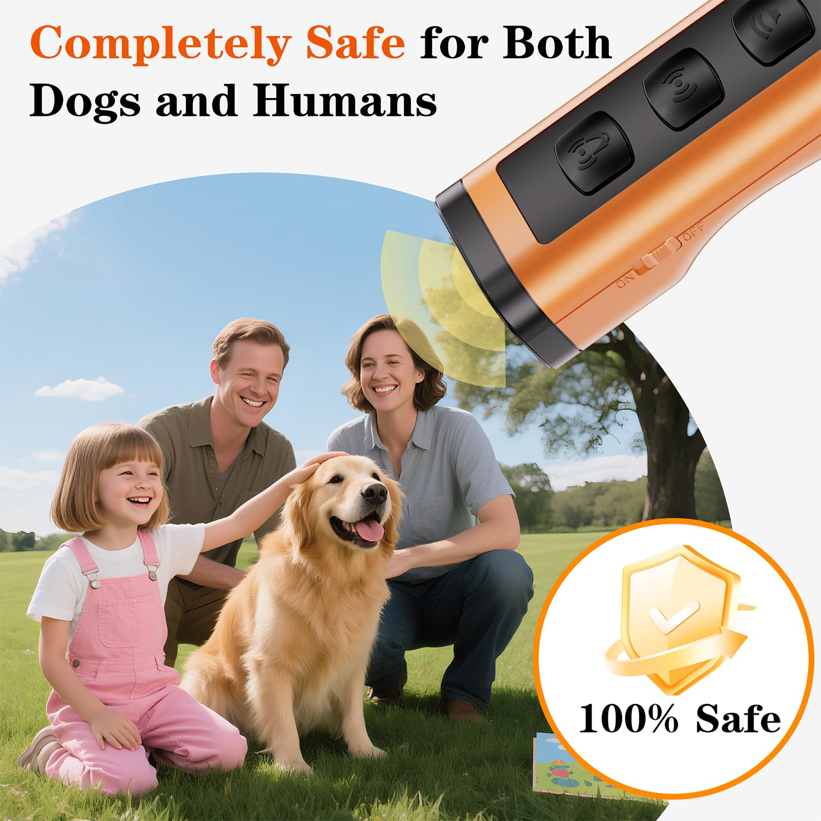 Xiuxun dog bark deterrent device wrist strap enables hands-free training during outdoor activities