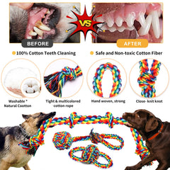 XLMYS tug-of-war rope toy for vigorous games and training.