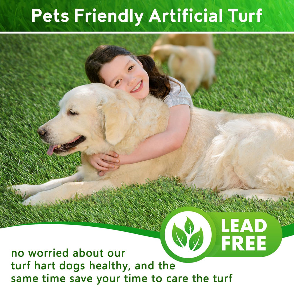 XLX TURF large grass pad easy-clean surface enables effortless washing with soap and water.