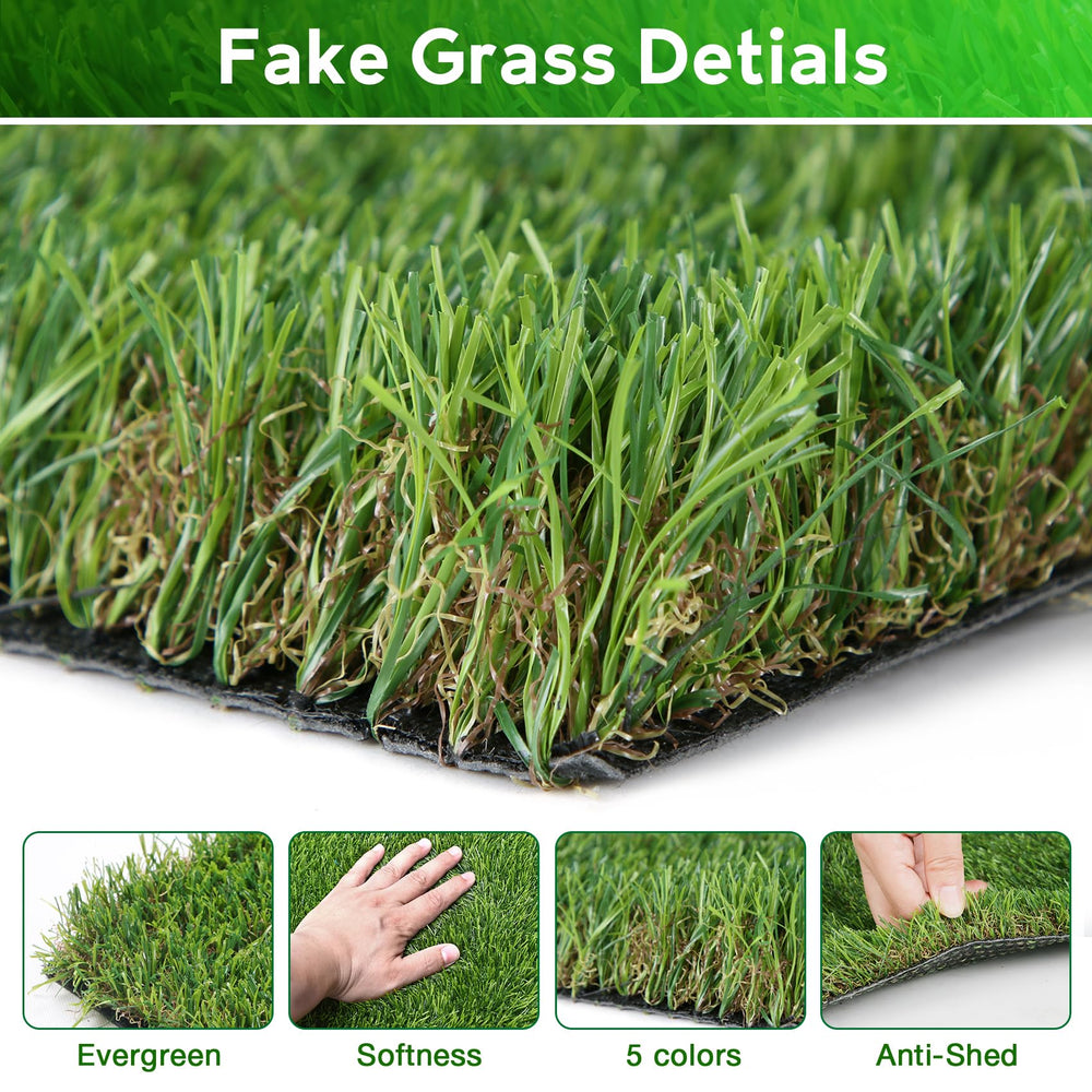 XLX TURF large grass pad indoor-outdoor use highlights versatile placement on patios, balconies, and porches.