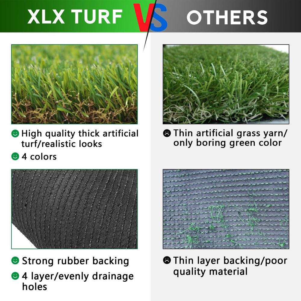 XLX TURF large grass pad patio-use solution keeps paws dry and clean.