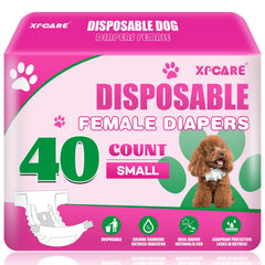 XPCARE dog-diapers-packaging shows 40-count box for easy shopping.