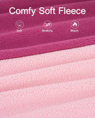 XPUDAC 4Pieces fleece dog sweater texture highlight soft fleece and flexibility