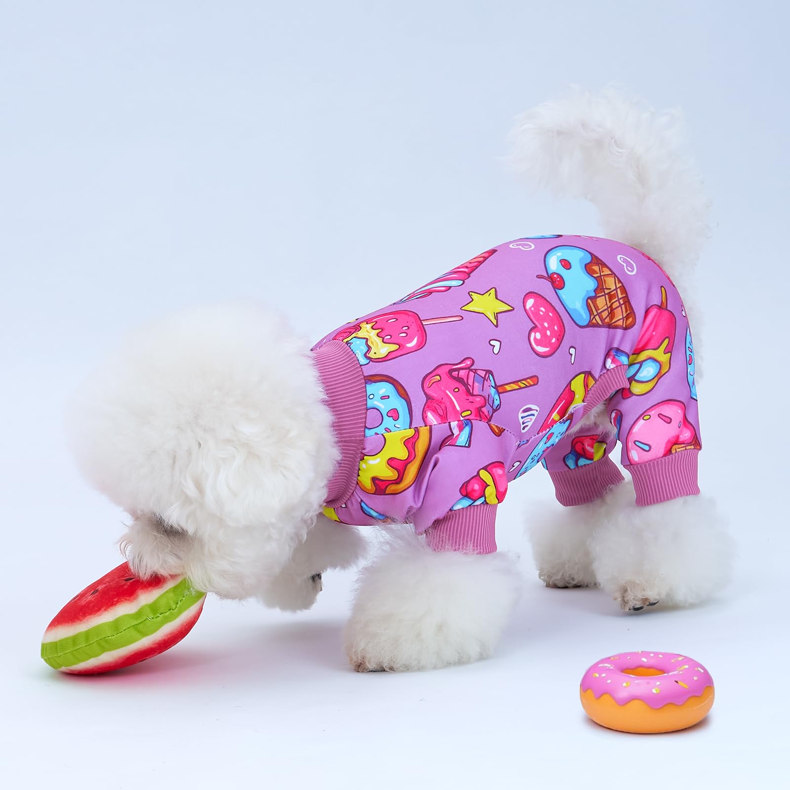 XPUDAC cute-plaid pattern dog pajamas for stylish lounging.