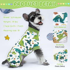 XPUDAC dog pajamas fabric close-up for all-season comfort and relaxed pets.