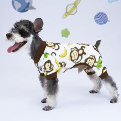 XPUDAC dog pajamas high-cut belly for easy potty breaks and clean floors.