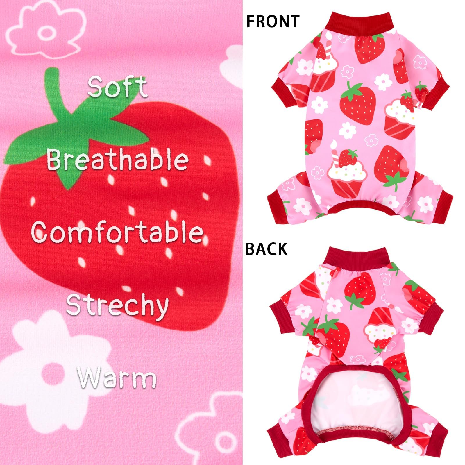 XPUDAC dog pajamas suitable for multiple occasions like Halloween and Christmas.