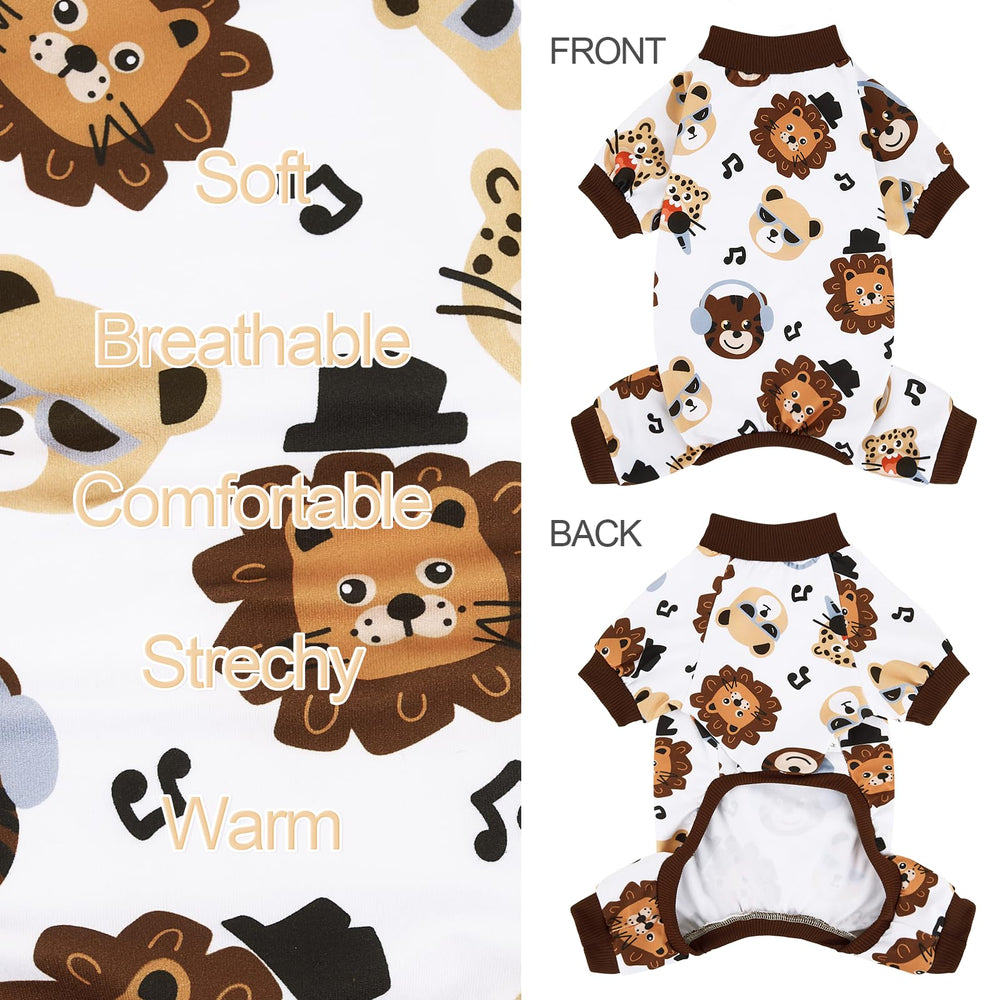 XPUDAC dog pajamas multiple cute patterns for stylish lounging and special occasions.