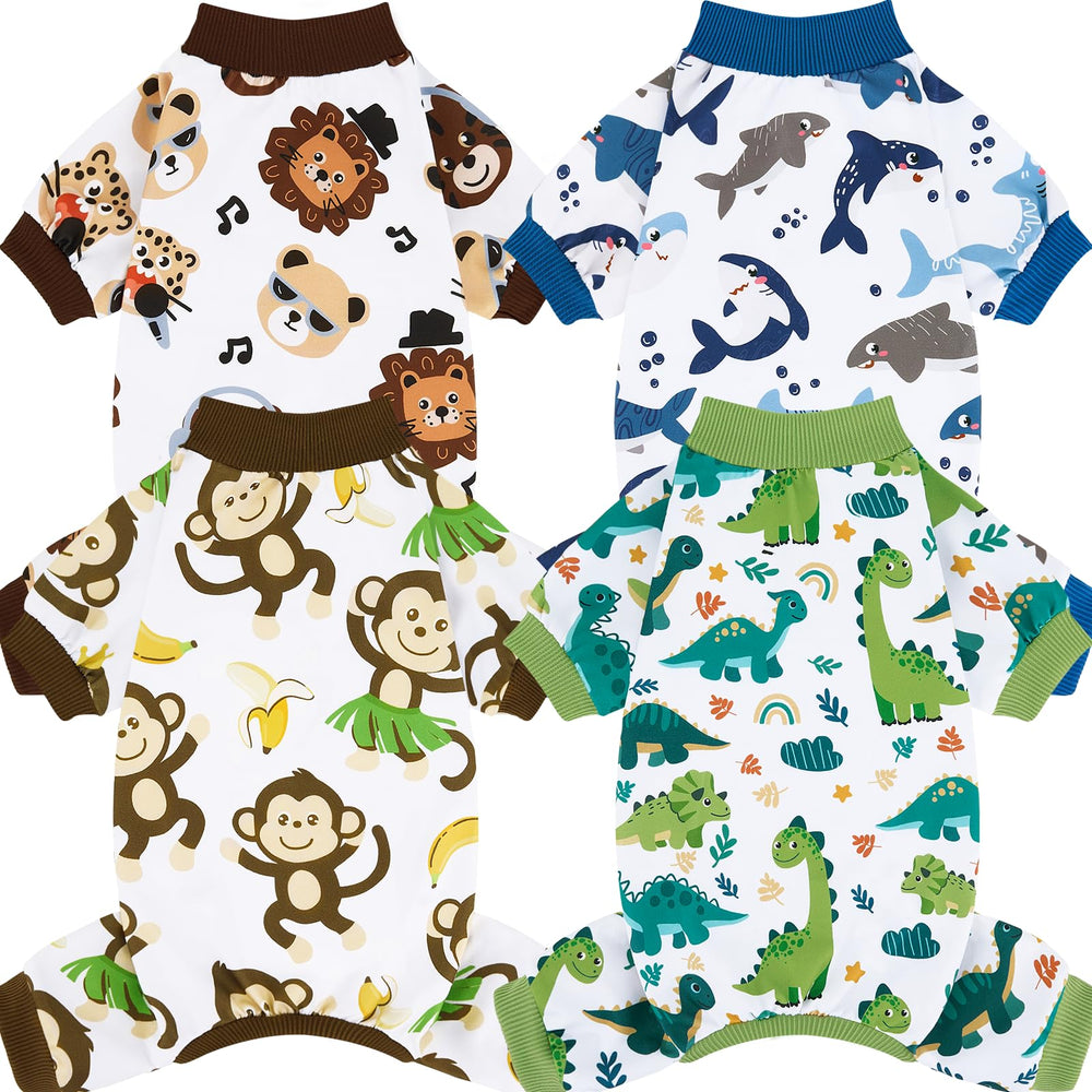 XPUDAC dog pajamas pattern for cozy sleepwear and cute multi-pet styling.
