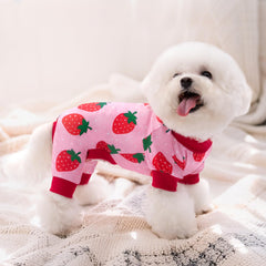 XPUDAC dog pajamas with rubber-bottom cuffs for secure fit on small dogs