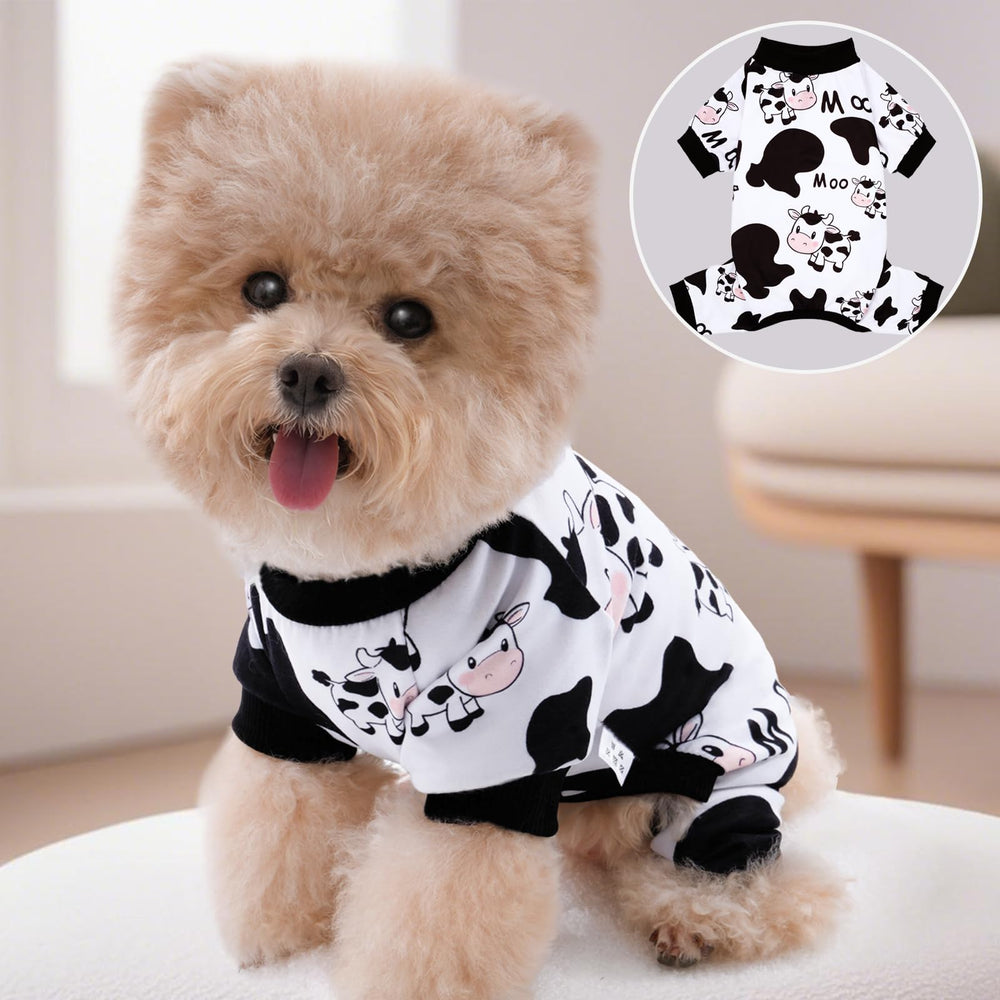 XPUDAC dog pajamas easy wear close-up showing elastic cuffs for secure fit and comfort.