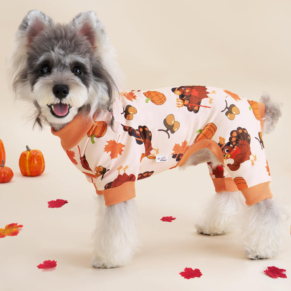 XPUDAC puppy onesie close-up soft stretchy material