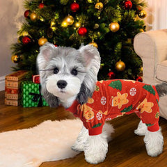 XPUDAC soft-breathable dog pajamas in small size for cozy nights.