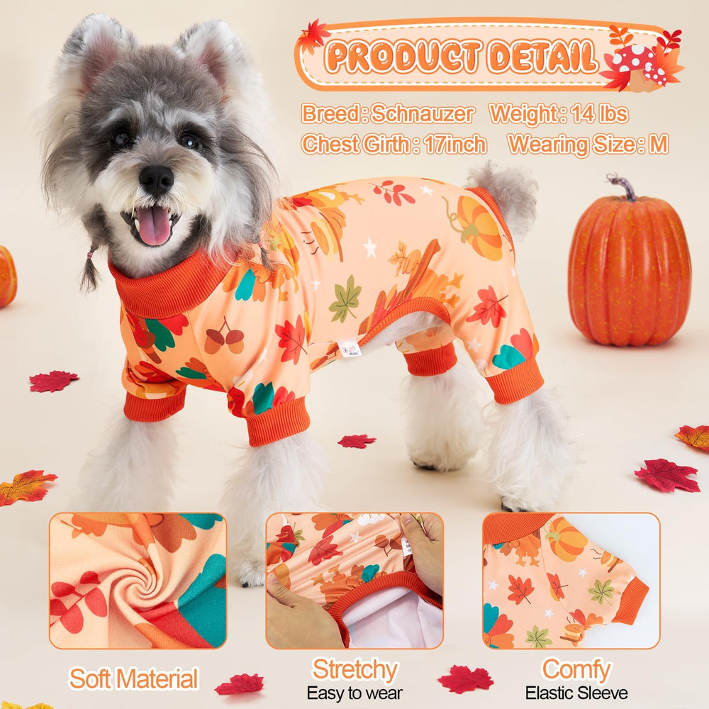 XPUDAC dog pajamas side view breathable stretch fabric