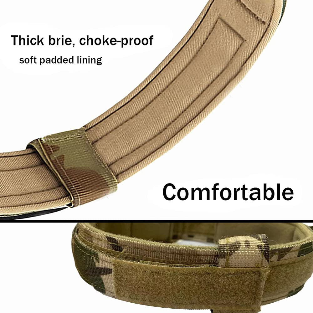 Xqpetlihai adjustable neck collar ensures a secure fit for medium and large dogs.