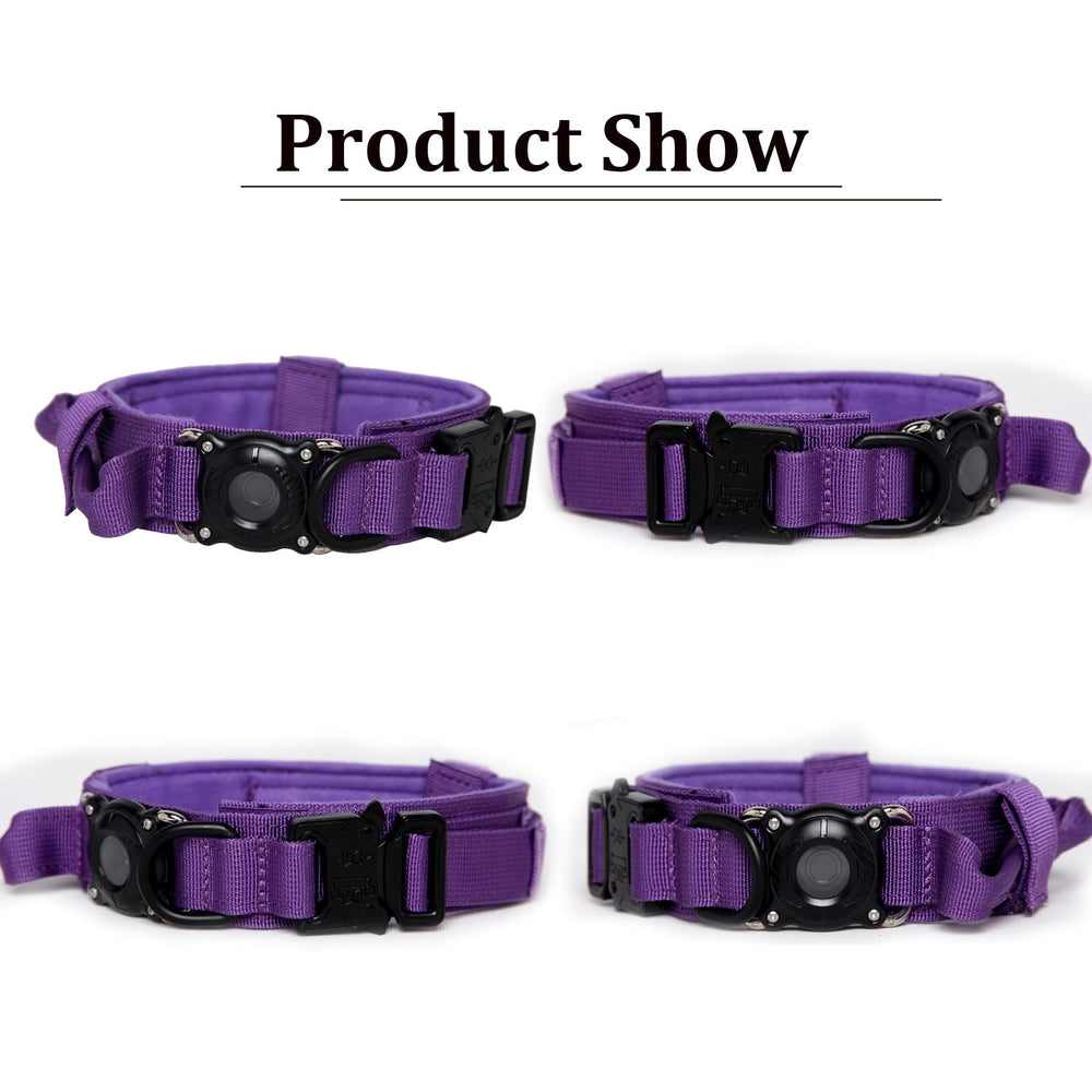 Xqpetlihai tactical dog collar control-handle enables safer leash management.