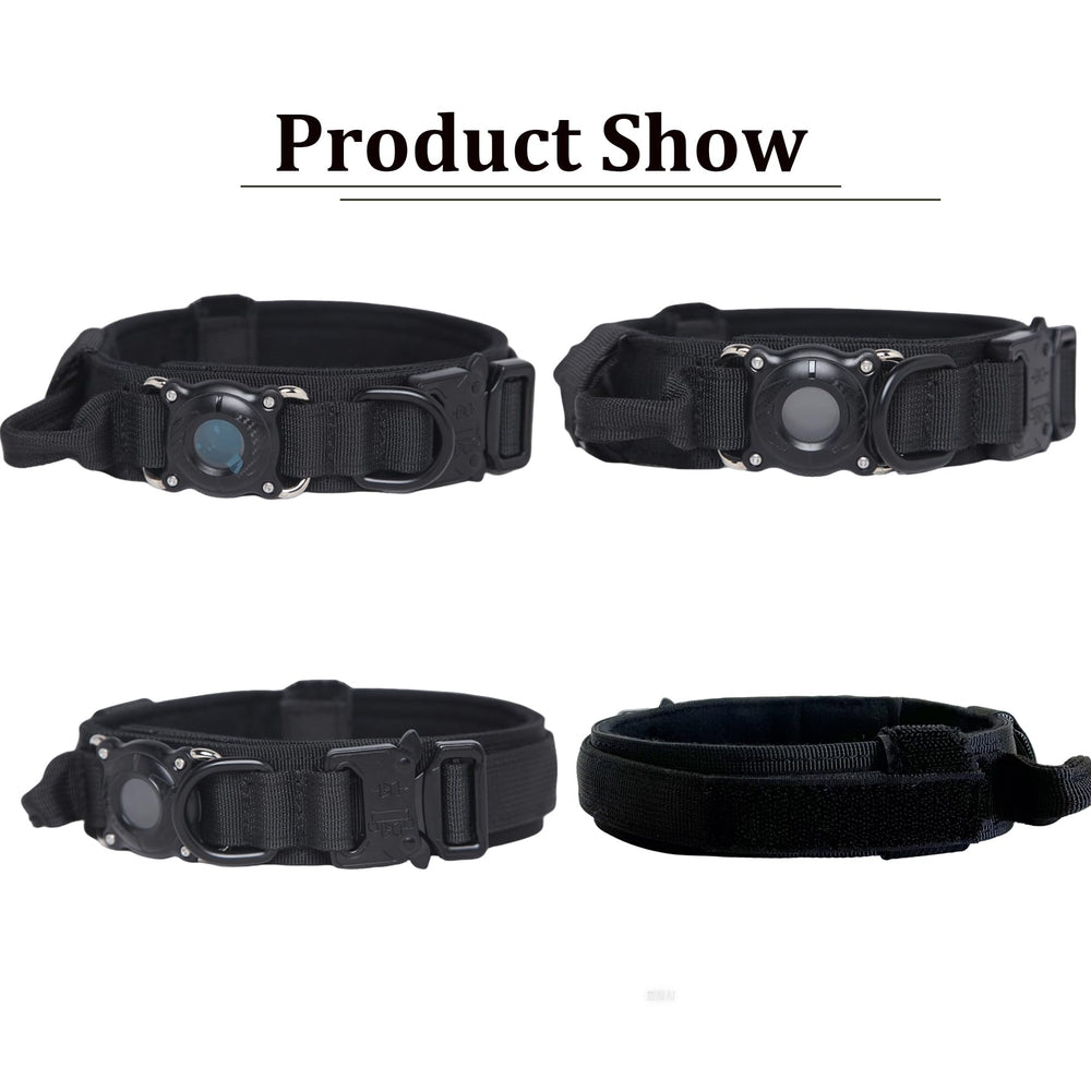 Xqpetlihai Upgraded AirTag Collar padded lining ensures comfort during long walks.
