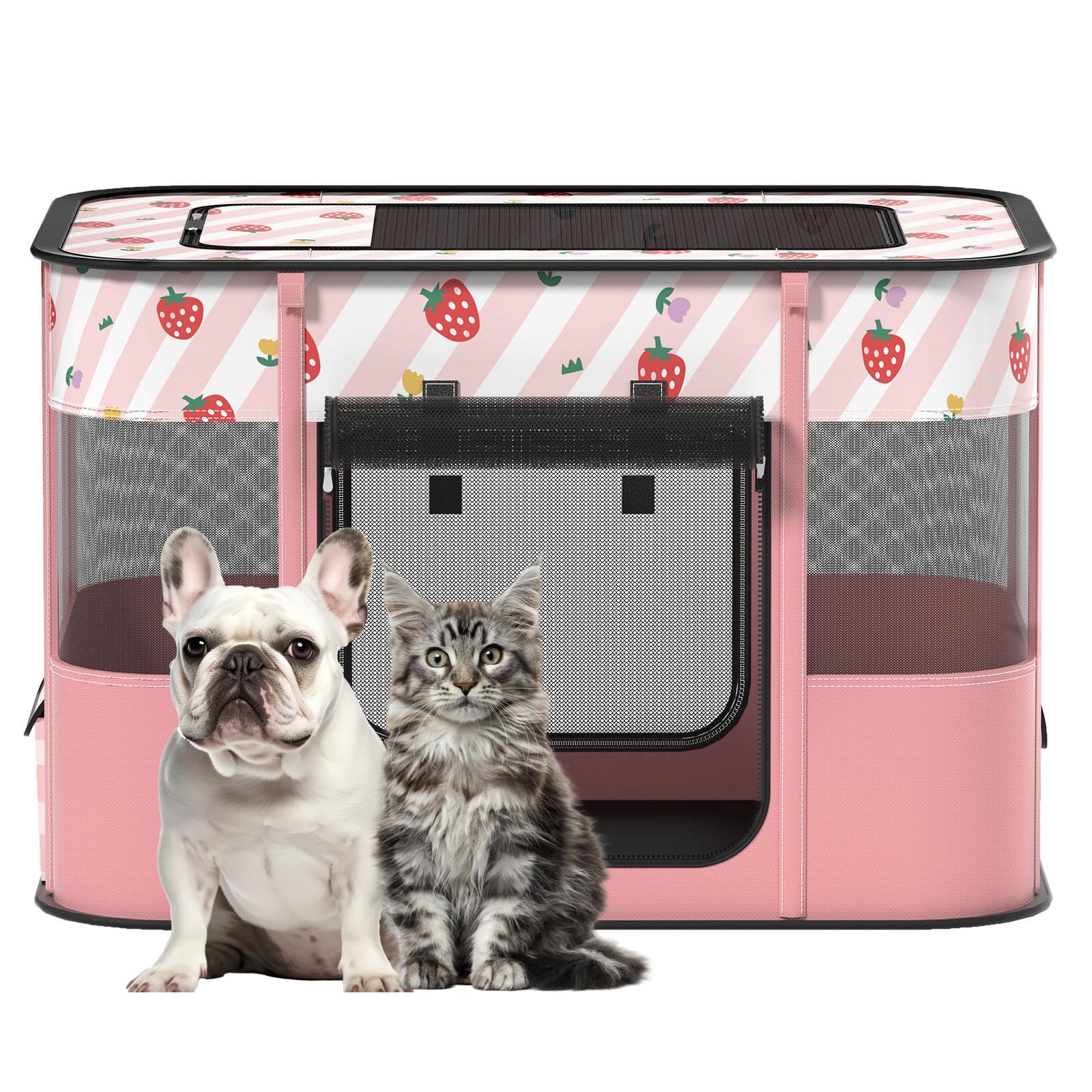XRG Dog and CAT Pop Play Pen assembled for a spacious indoor play session.
