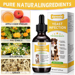 Xsvseie líquido herbal para perros, aplicación fácil en oídos.