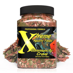 Xtreme Aquatic Foods Crave Flake packfront 3.5oz for vibrant color-rich community tanks.
