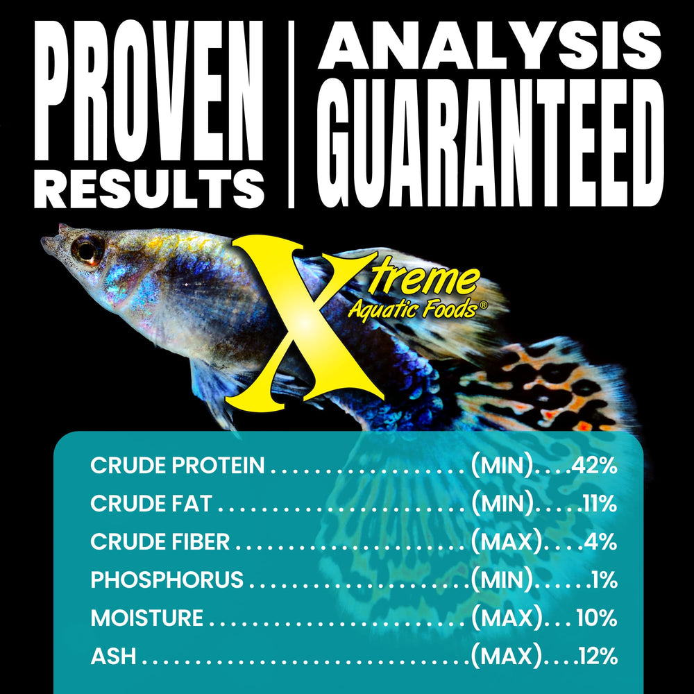 Xtreme Aquatic Foods Crave Flake tropical-freshwater-diet supports mixed community tank nutrition.