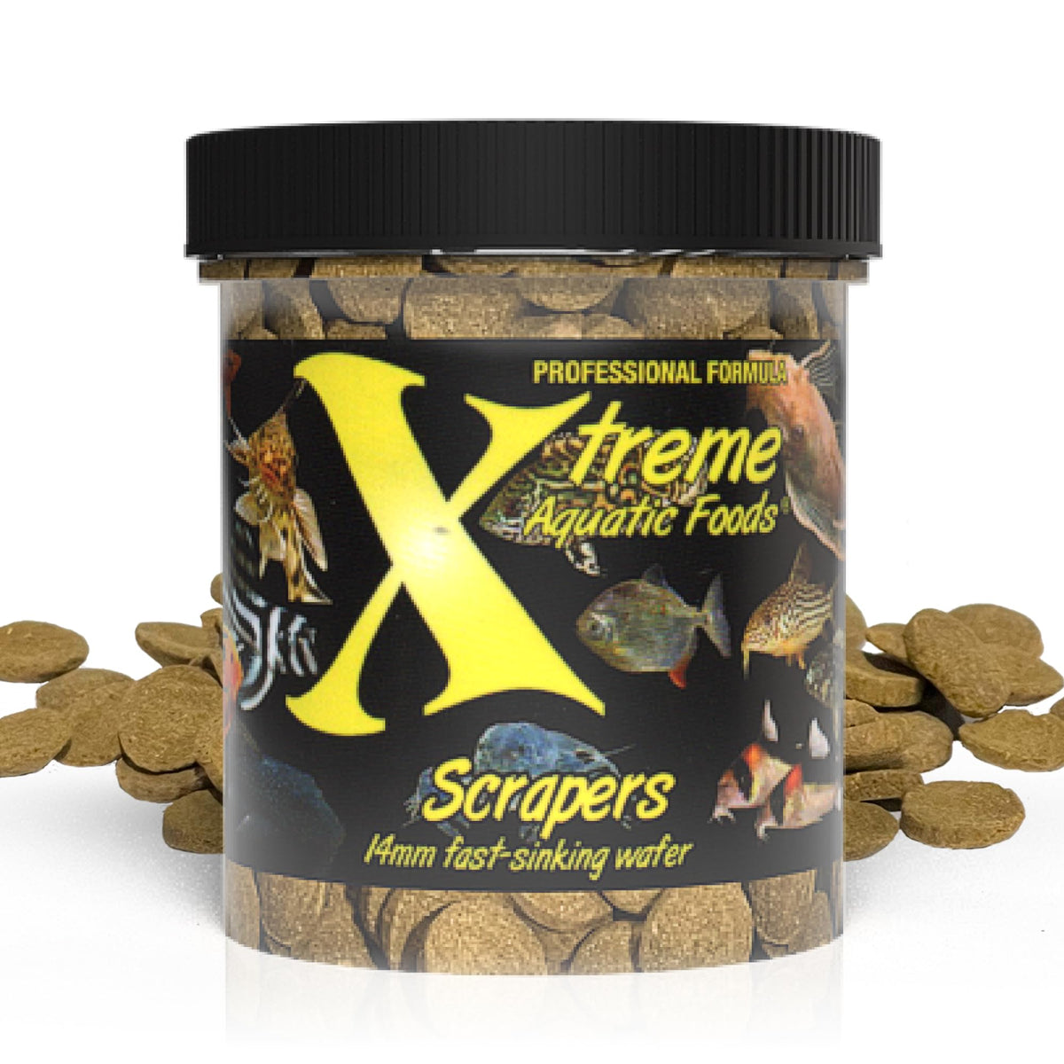 Xtreme Scrapers Wafers package close-up showcasing USA-made quality and nutrition.