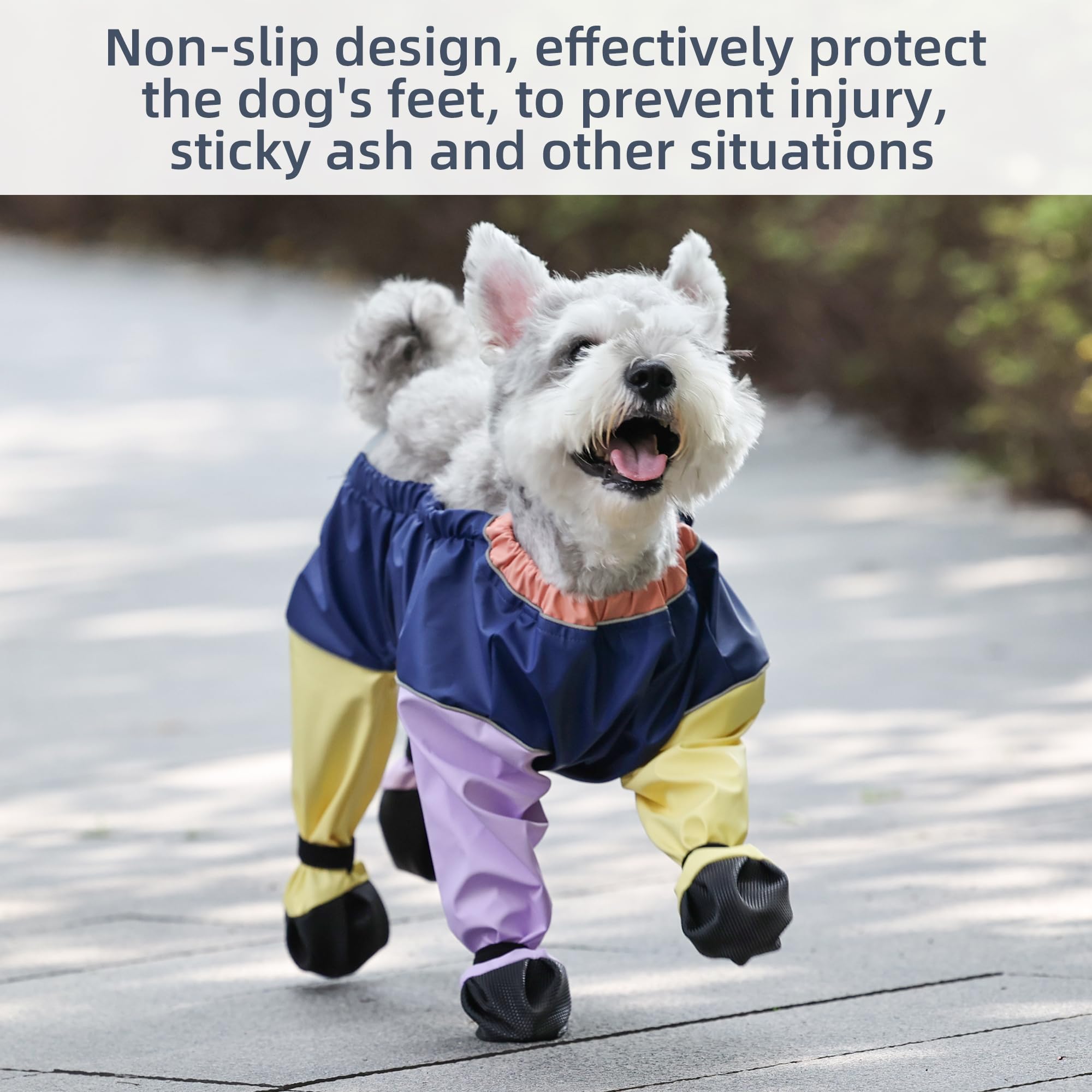 XUANNIAO dog suspender booties weather-resistant upper protects paws