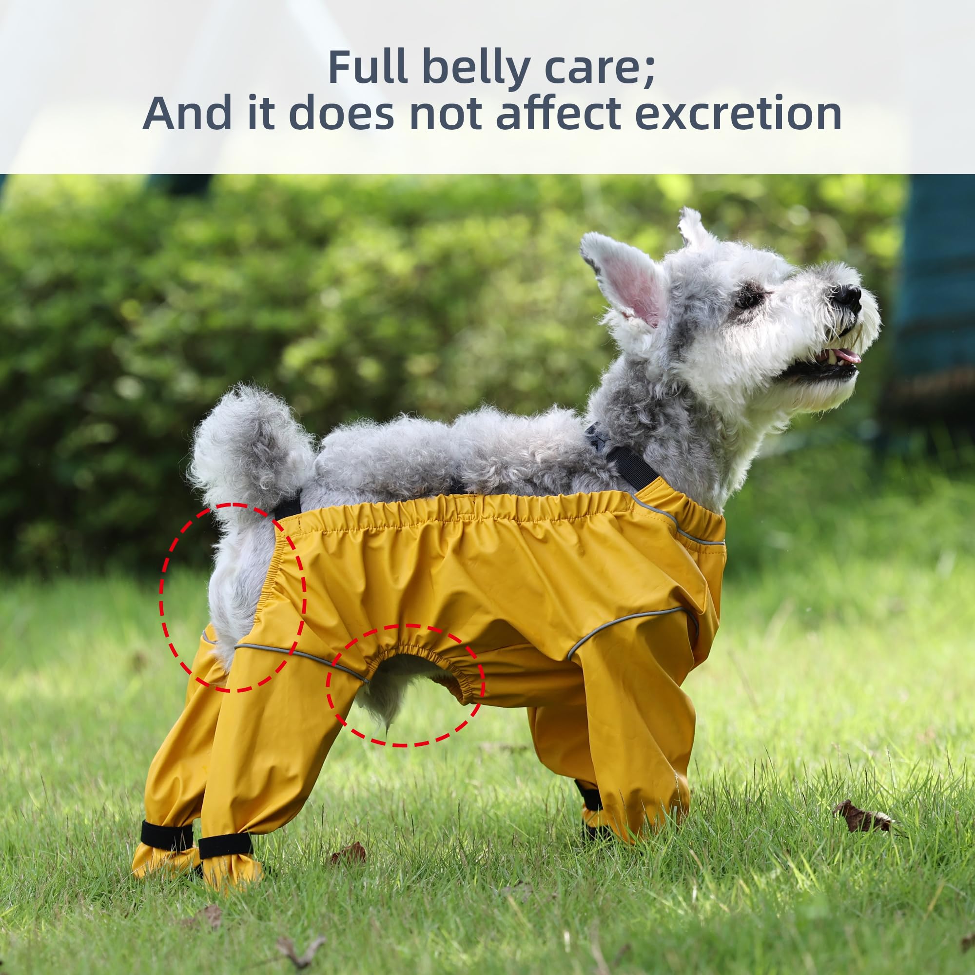 XUANNIAO Dog Suspender Booties Blue Small Weather-resistant polyester upper guard paws.
