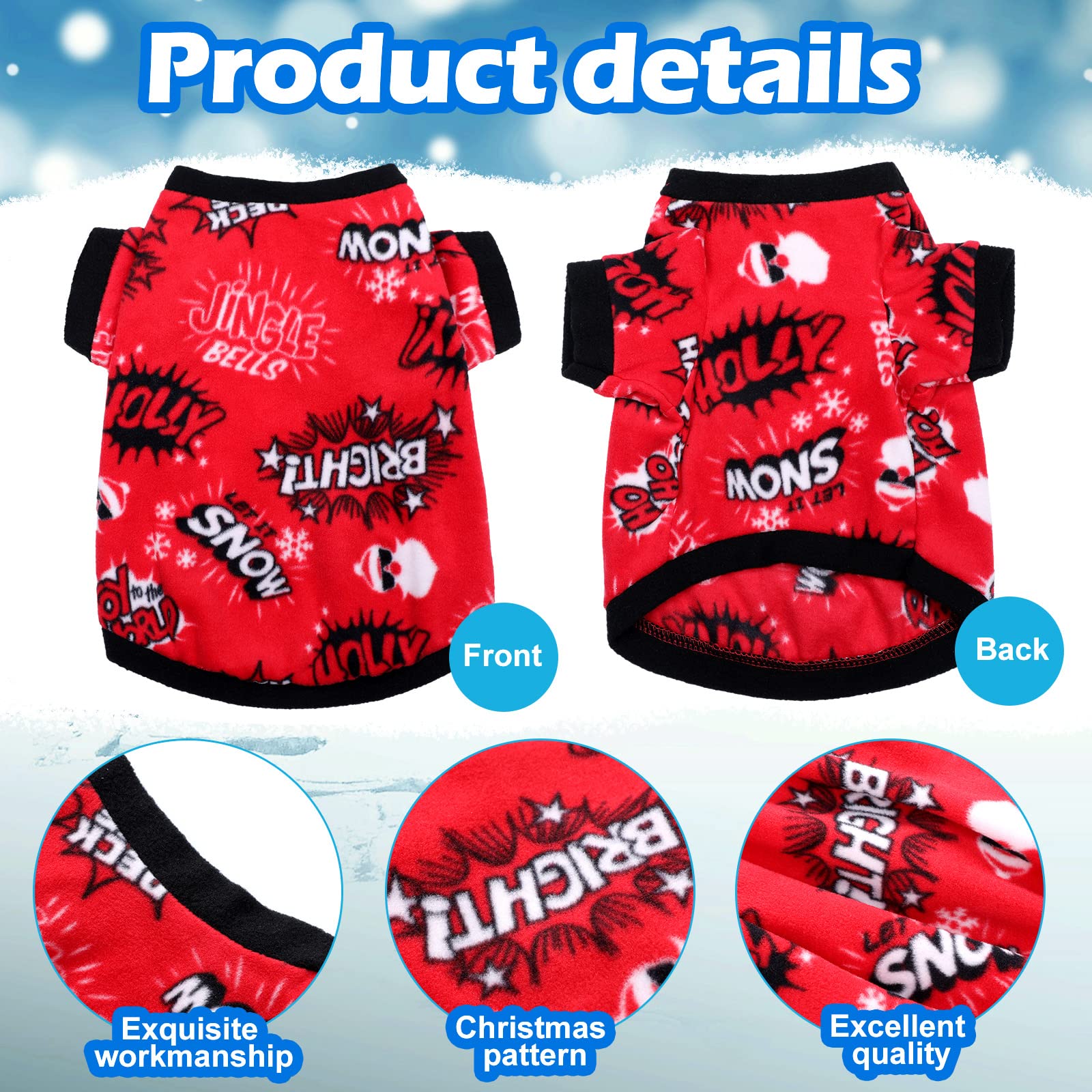 Xuniea soft fleece dog sweater close-up highlighting gentle warmth and colorfast material.