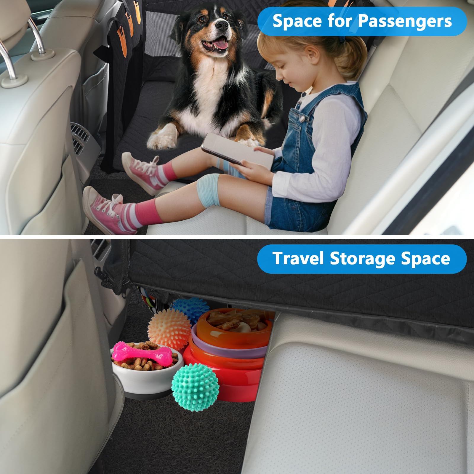 XUYEDOGLSH-waterproof-non-slip-oxford-cloth protects seats from spills and scratches.