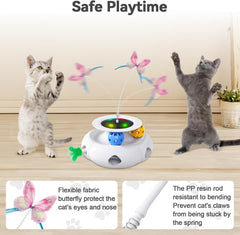 Xuyub 3in1 cat toy track balls for paw batting and coordination